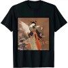 Dance of Cranes Japanese Retro Art T-Shirt