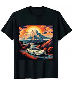 Ulloord JDM car Japanese Retro Car Racing Drifting Legend Tuning T-Shirt