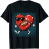 Ulloord Heart American Football Valentines Day Boys Men Kids Sports T-Shirt