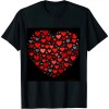 Ulloord Love Heart For Womens Girls Kids T-Shirt