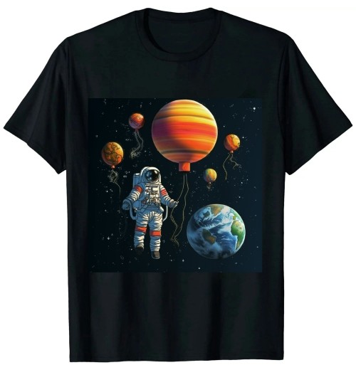 Ulloord 3 Years Old Birthday Boy Gifts Astronaut 3rd Birthday T-Shirt